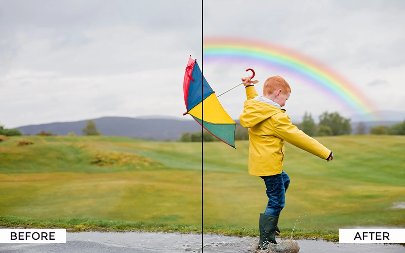rainbow overlays, photography freebies, free photo presets