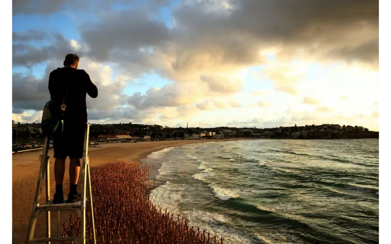 Spencer tunick beach photoshoot
