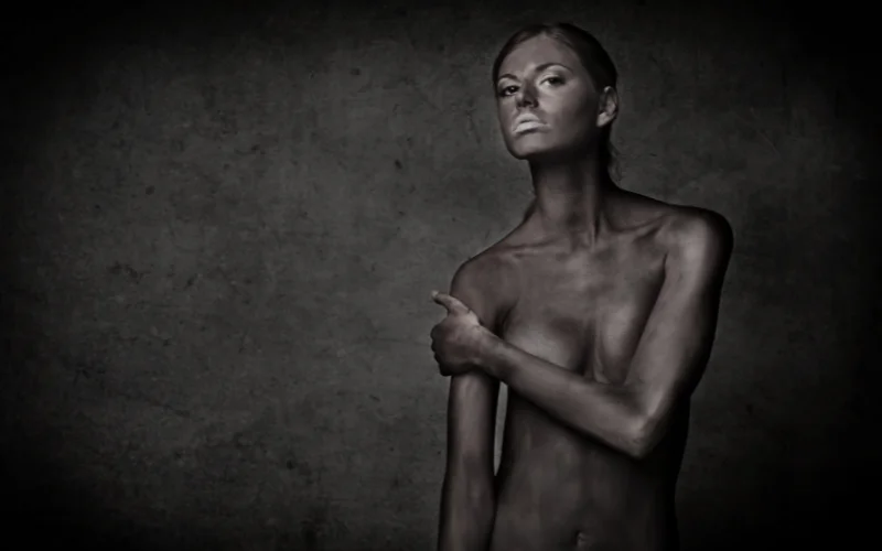 candid nude of a man