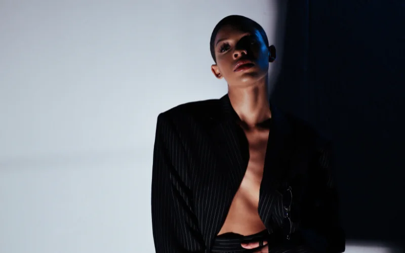 half nude photography