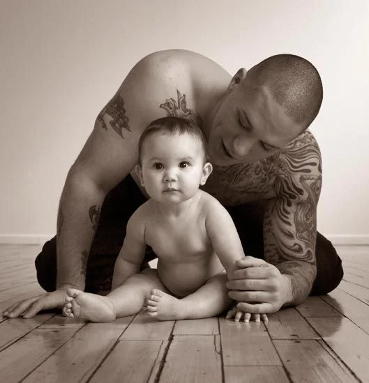 father and baby photos of nude families