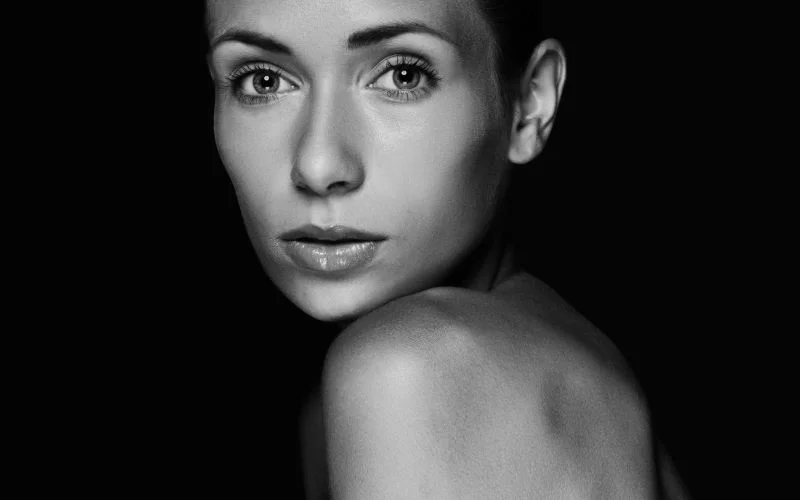 black and white nude art