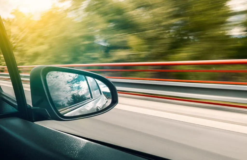 motion blur photography from car window