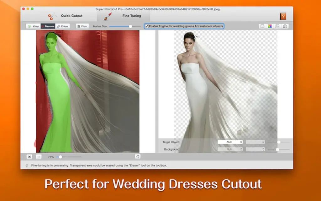 perfect wedding dresses cutout