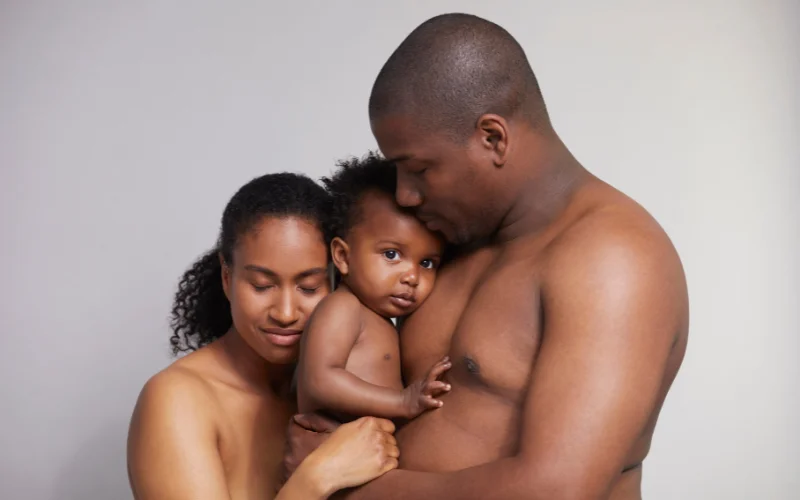 cute smiling photos of nude families