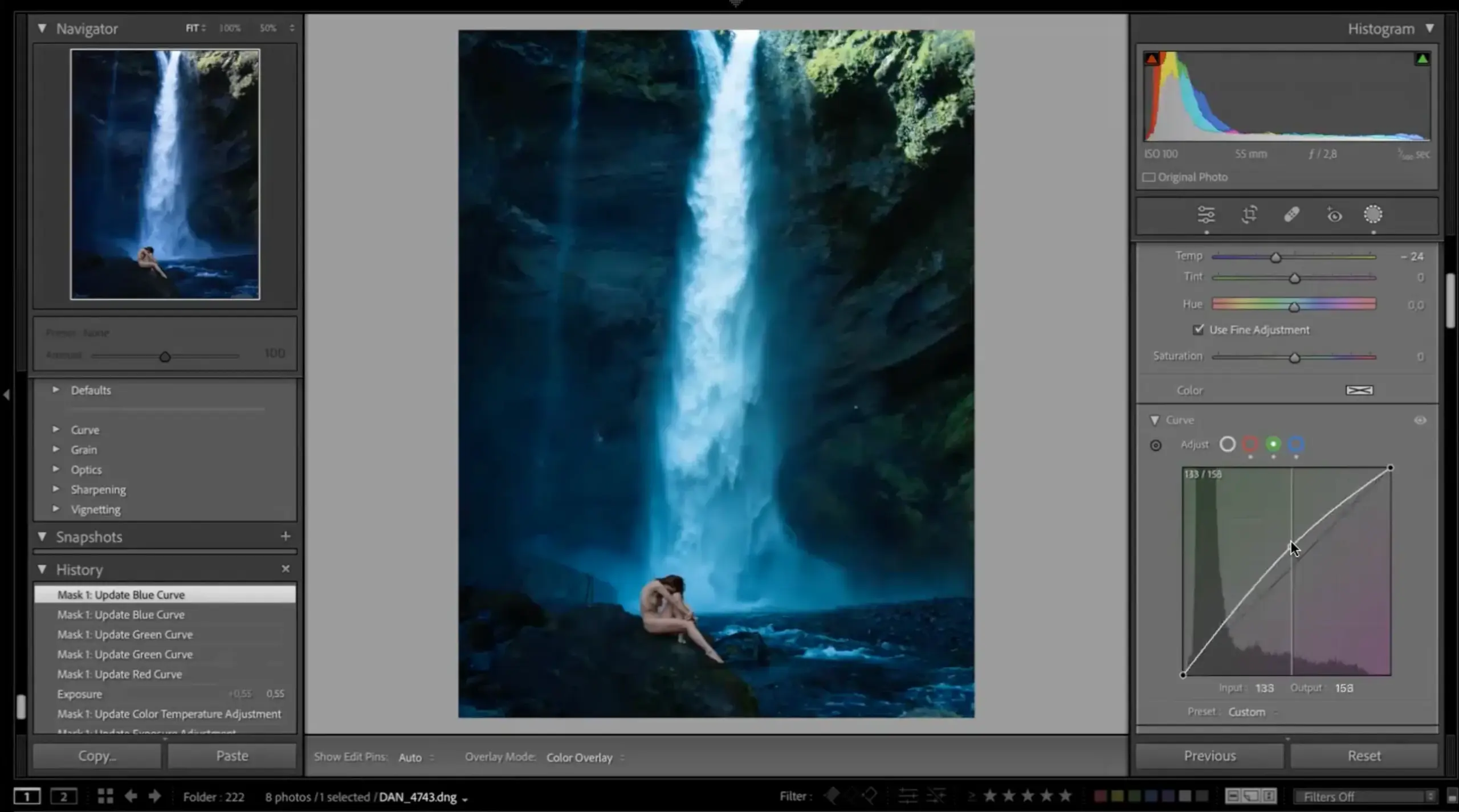 Color editing process