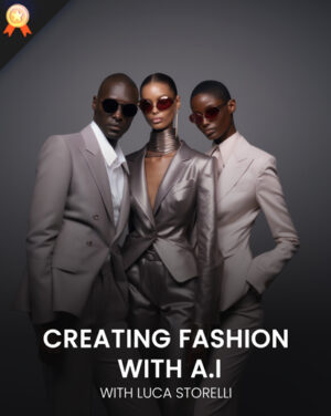 Fashion Photography with AI for photography, photography course online, digital photography course, photography masterclasses