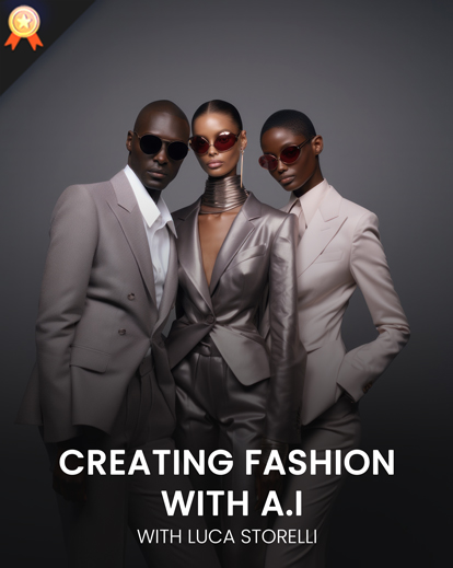 Fashion Photography with AI for photography, photography course online, digital photography course, photography masterclasses
