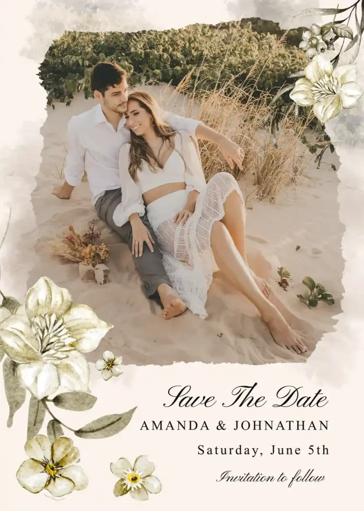 engagement save the date templates