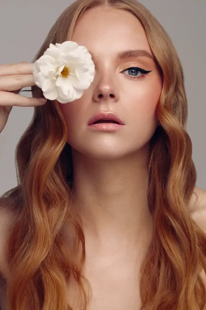 After applying skin retouching photoshop actions