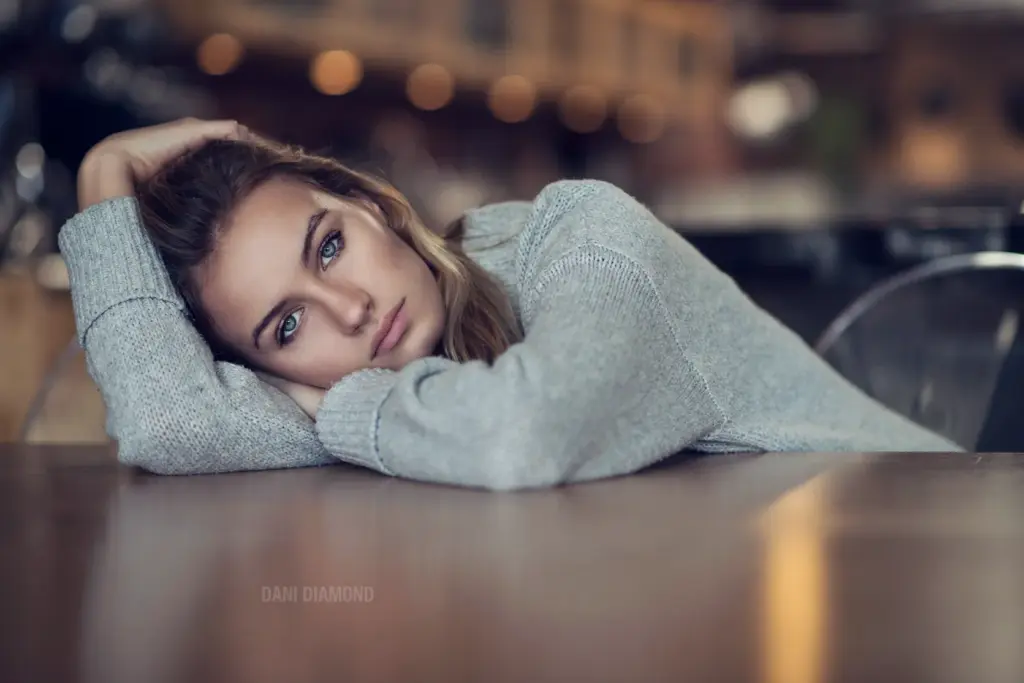 A girl with pretty eyes