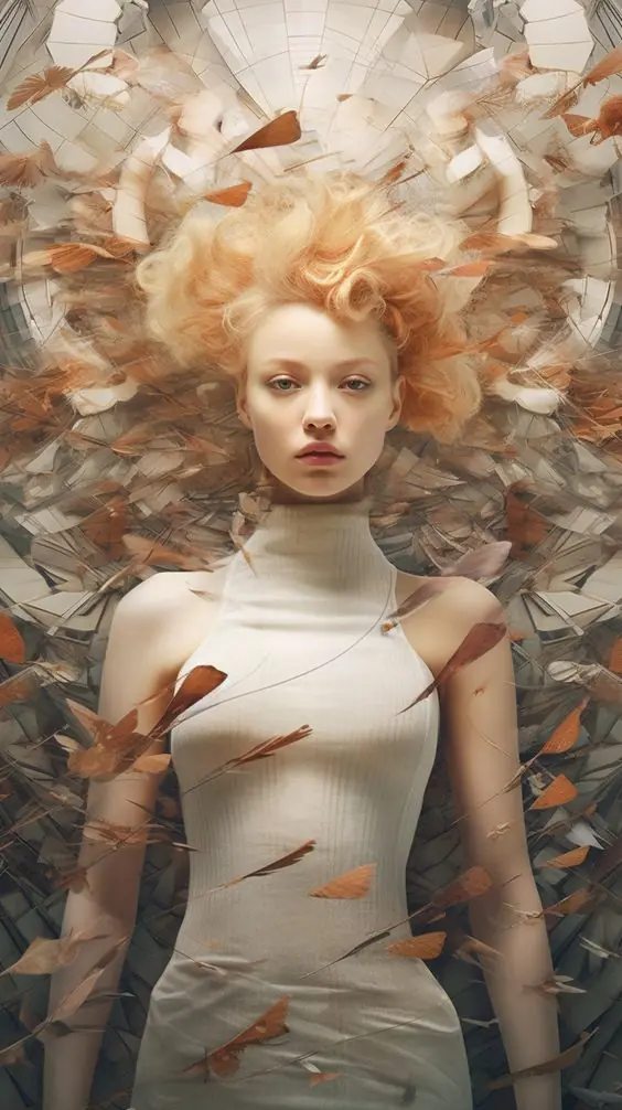 orange and beige themed