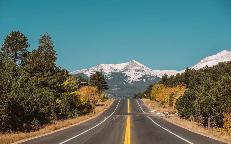 scenic route for a road trip