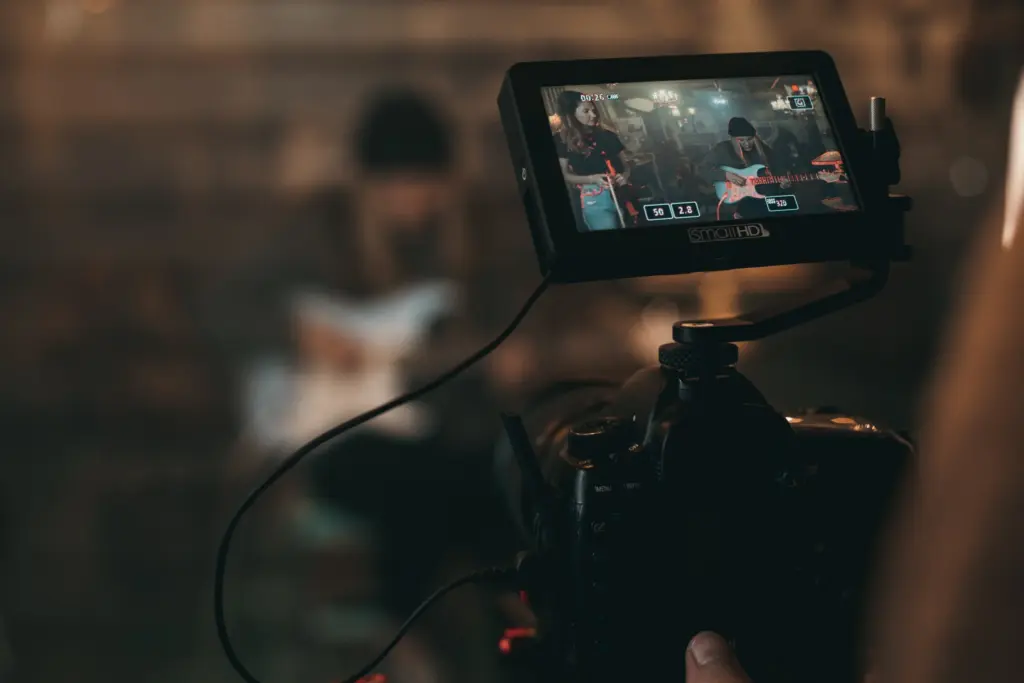 Picture of camera in shooting mode