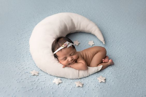 newborn cute pose