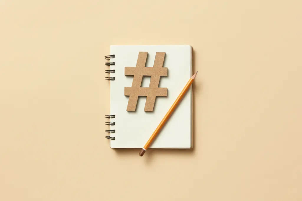 Image of a hashtag