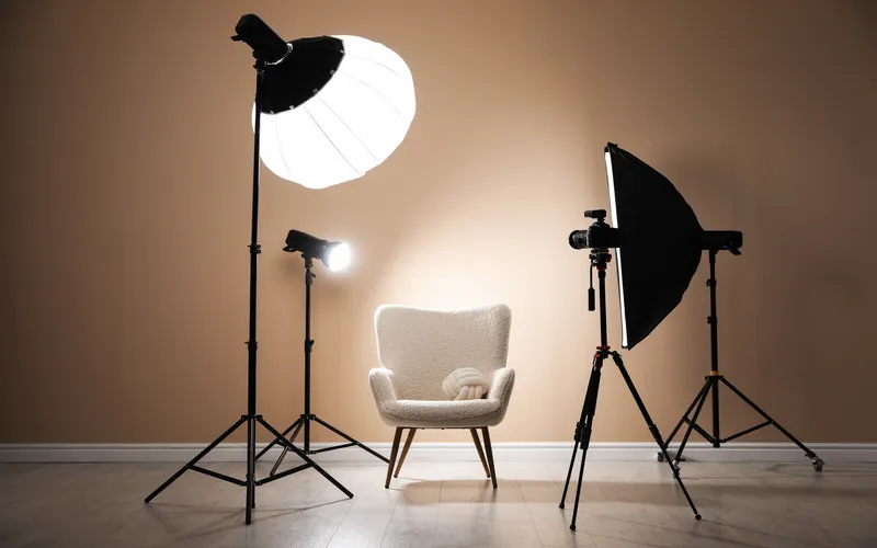 studio lighting setup in photography