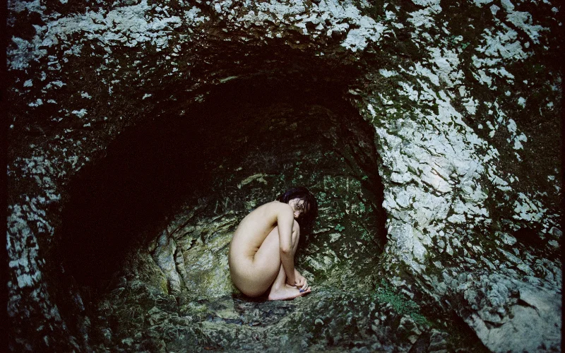 nude woman posing
