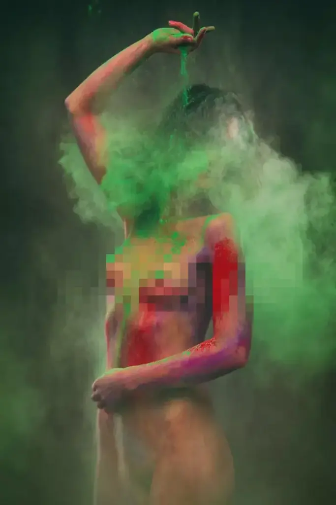 blend of colours