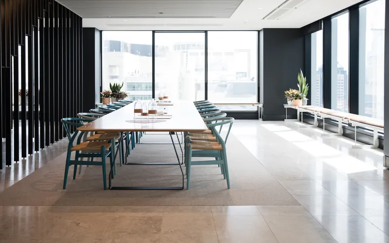 interior shot of commercial building