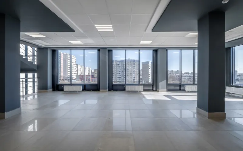 interior photo of the office taken from a medium height