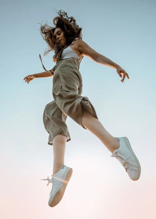 jumping pose