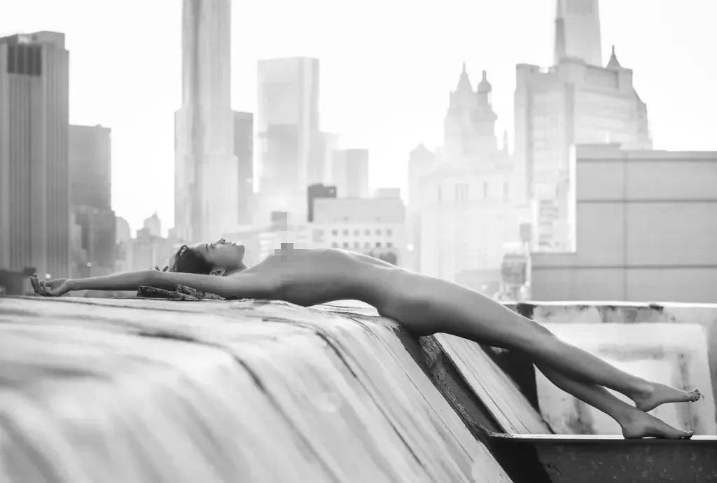 Nude model