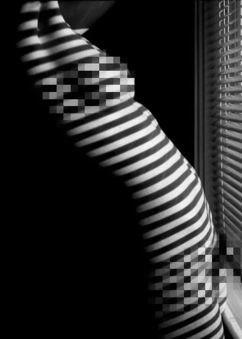 black and white nude images-shadows