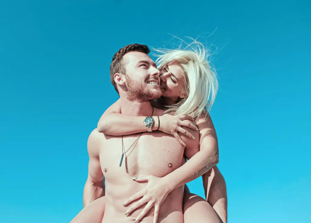 nude posing ideas piggyback
