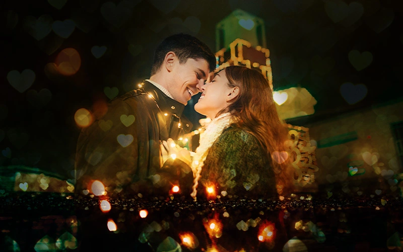 romantic overlays, heart bokeh overlays, heart PNG overlays,