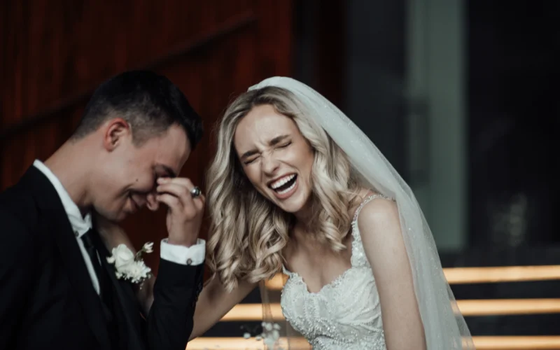 candid portraits at wedding