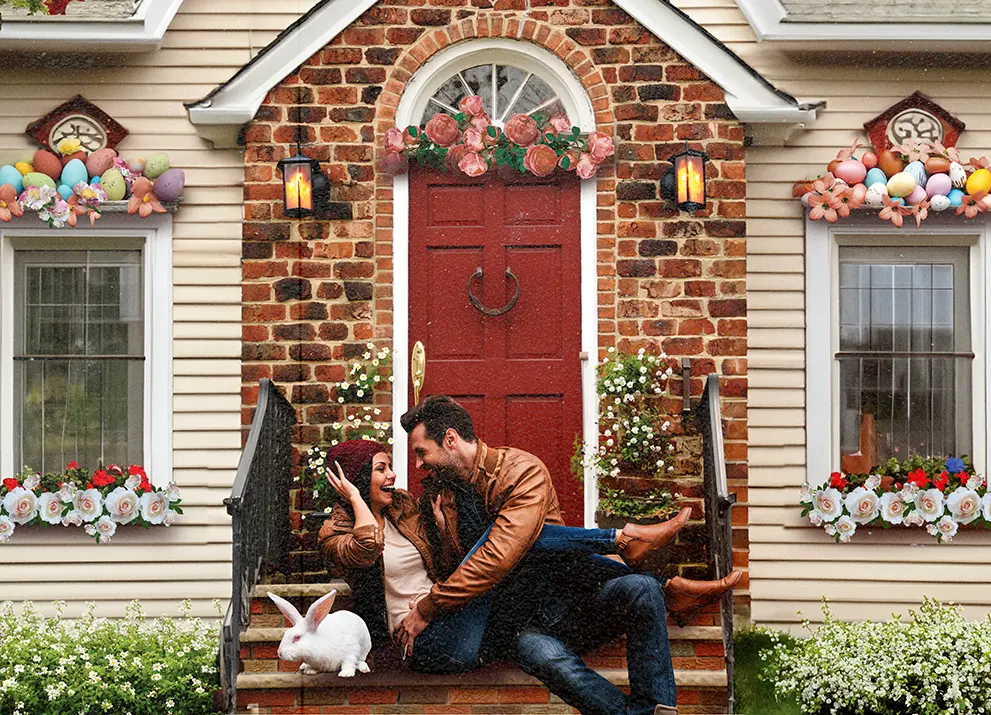 Couple easter picture