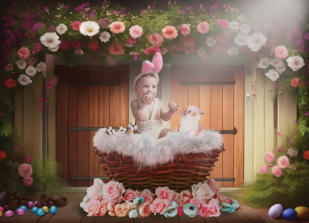 cute easter bg for photographers