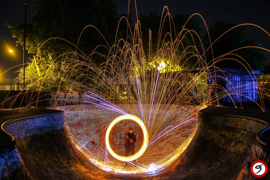 long exposure steel wool