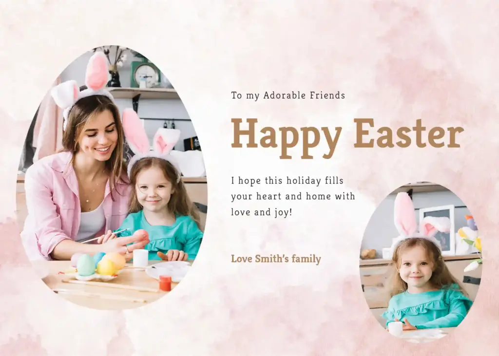 happy easter cards free, customizable Easter card PSD, layered Easter card template, Easter card design free, happy Easter card PSD