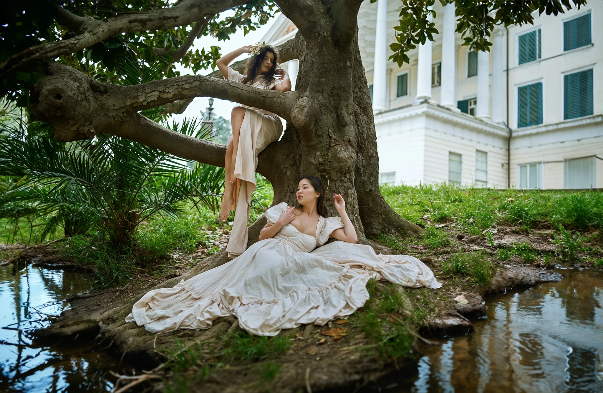 The AI photo retouching example demonstrates how to refine details and enhance realism in digital photography projects.