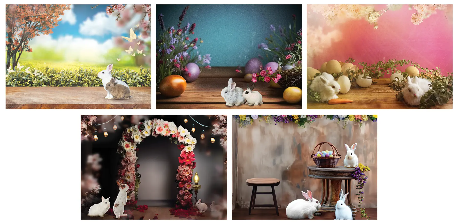 free easter bunny backgrounds, bunny easter background, cute easter bunny background