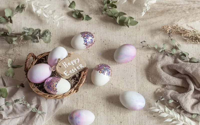 painted easter eggs