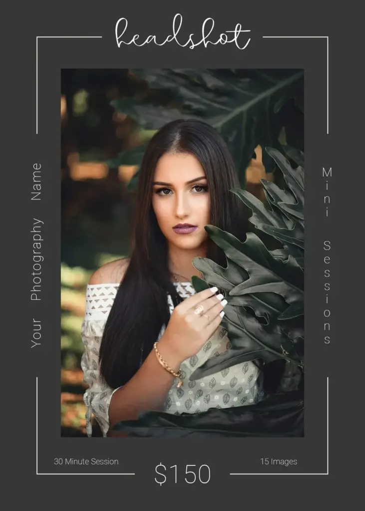 templates for photographers