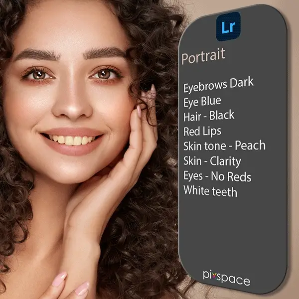 Edits portrait with ai lightroom presets