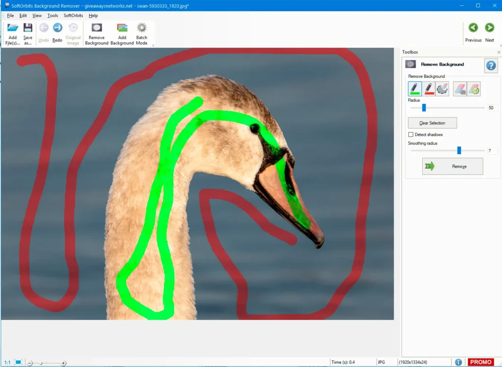 change the background color