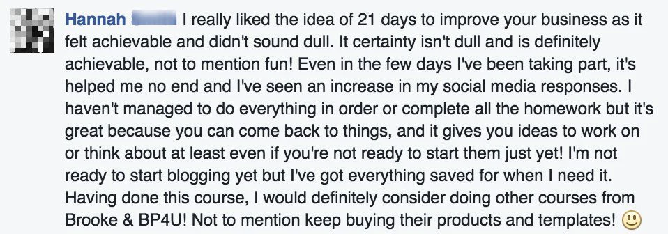 Customer review