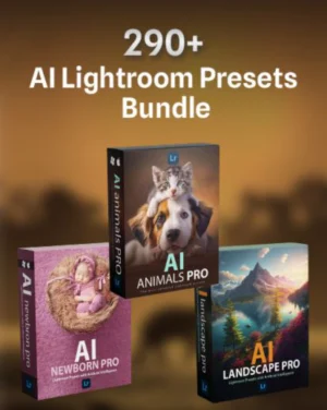 landscape photography essentials, AI presets bundle - ai for photography - photo essentials