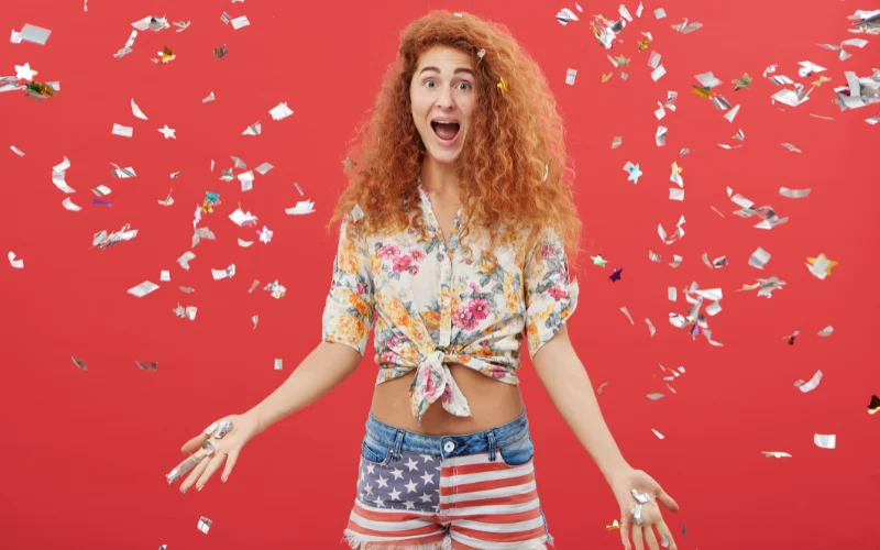 use confetti in different colors