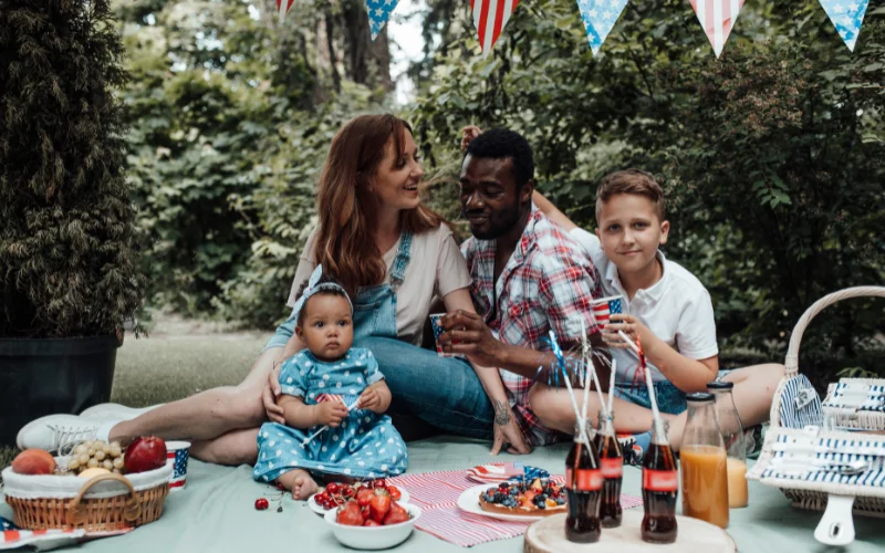 4th of July family photoshoot
