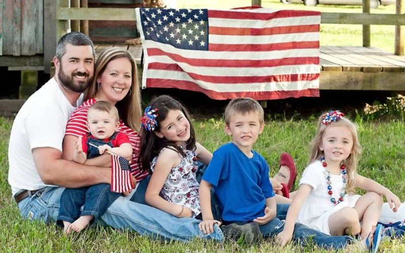 4th of july family photoshoot