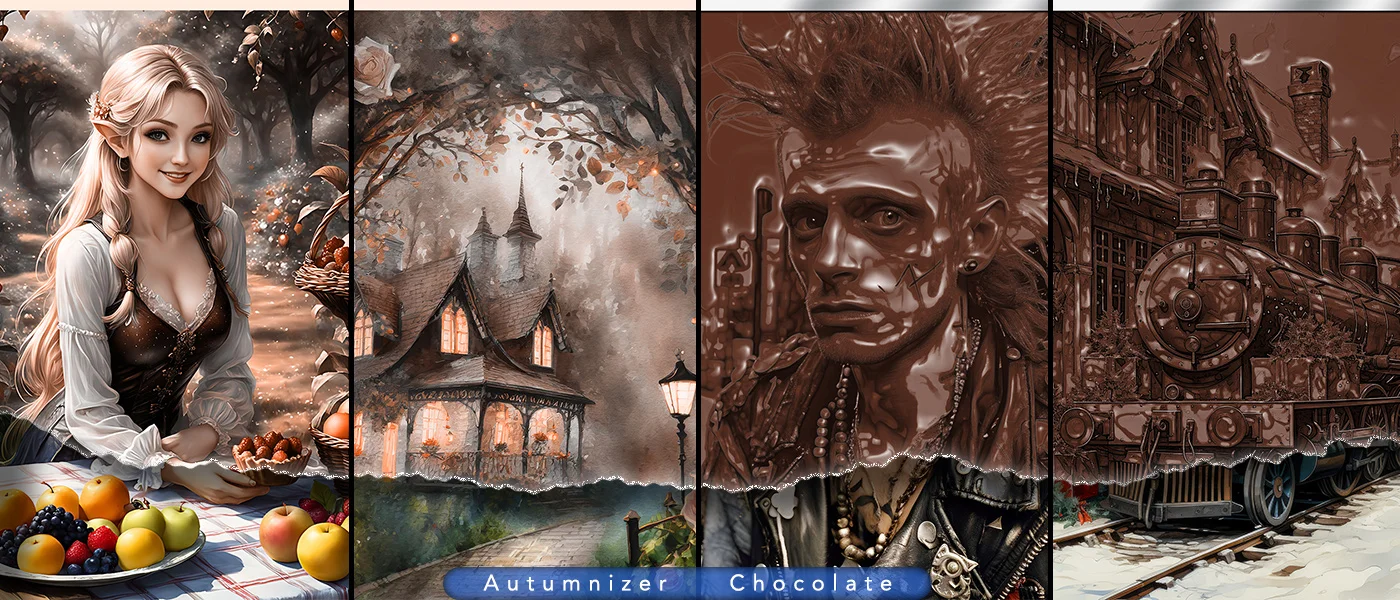 autumnizer and chocolat effect