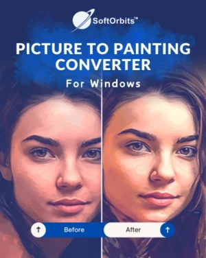 Picture to painting converter, best photo editing software, painting image converter, SoftOrbits Converter