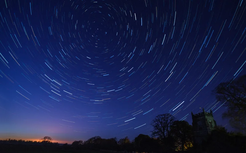 time lapse photography shooting  stars