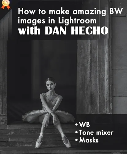 photo retouching, monochrome photography, black and white editing video course, photography masterclasses